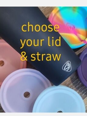 NWOT Silipint 20 oz Straw Tumbler Smoke Black